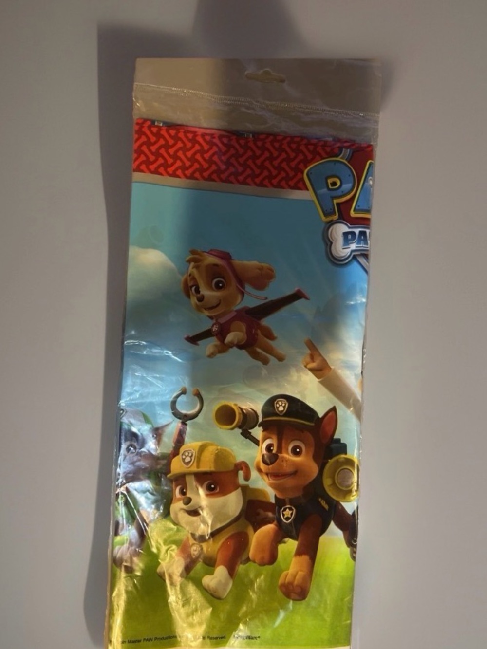 PAW PATROL PLASTIC TABLE COVER ~ Birthday Party Supplies Decorations Tablecloth